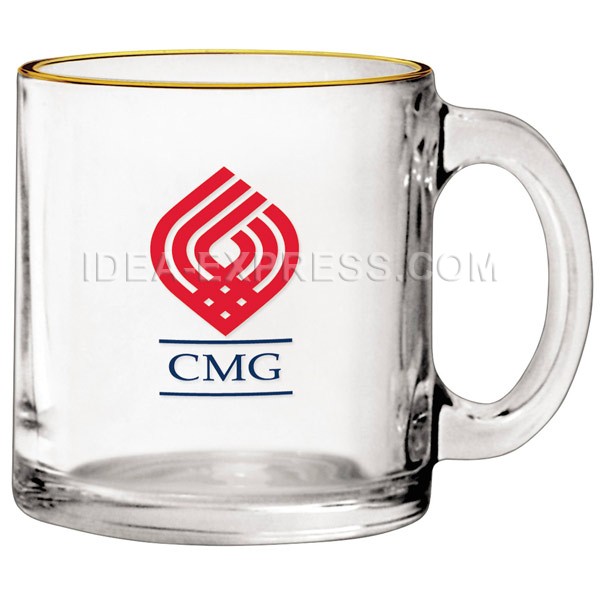 13 oz. Glass Coffee Mug