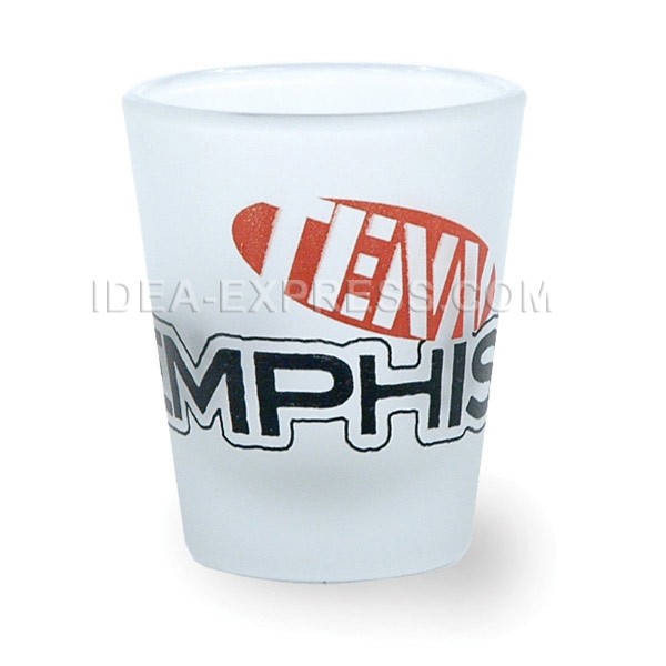 1.75 oz. Frosted Tapered Shot Glass