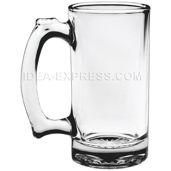 12.5 oz. Thumbprint Glass Tankard